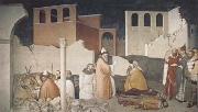 Ambrogio Lorenzetti St Sylvester Sealing thte Dragon's Mouth (mk08) oil
